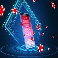 မြန်မာ ကစားသမားများ 33mmr Bingo မိုဘိုင်းဖုန်းဖြင့် ကစားနေသောပုံ